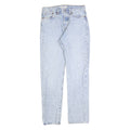 LEVI'S Womens Jeans Blue Regular Straight Denim Light W27 L30 Button Closure