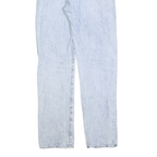 LEVI'S Womens Jeans Blue Regular Straight Denim Light W27 L30 Button Closure