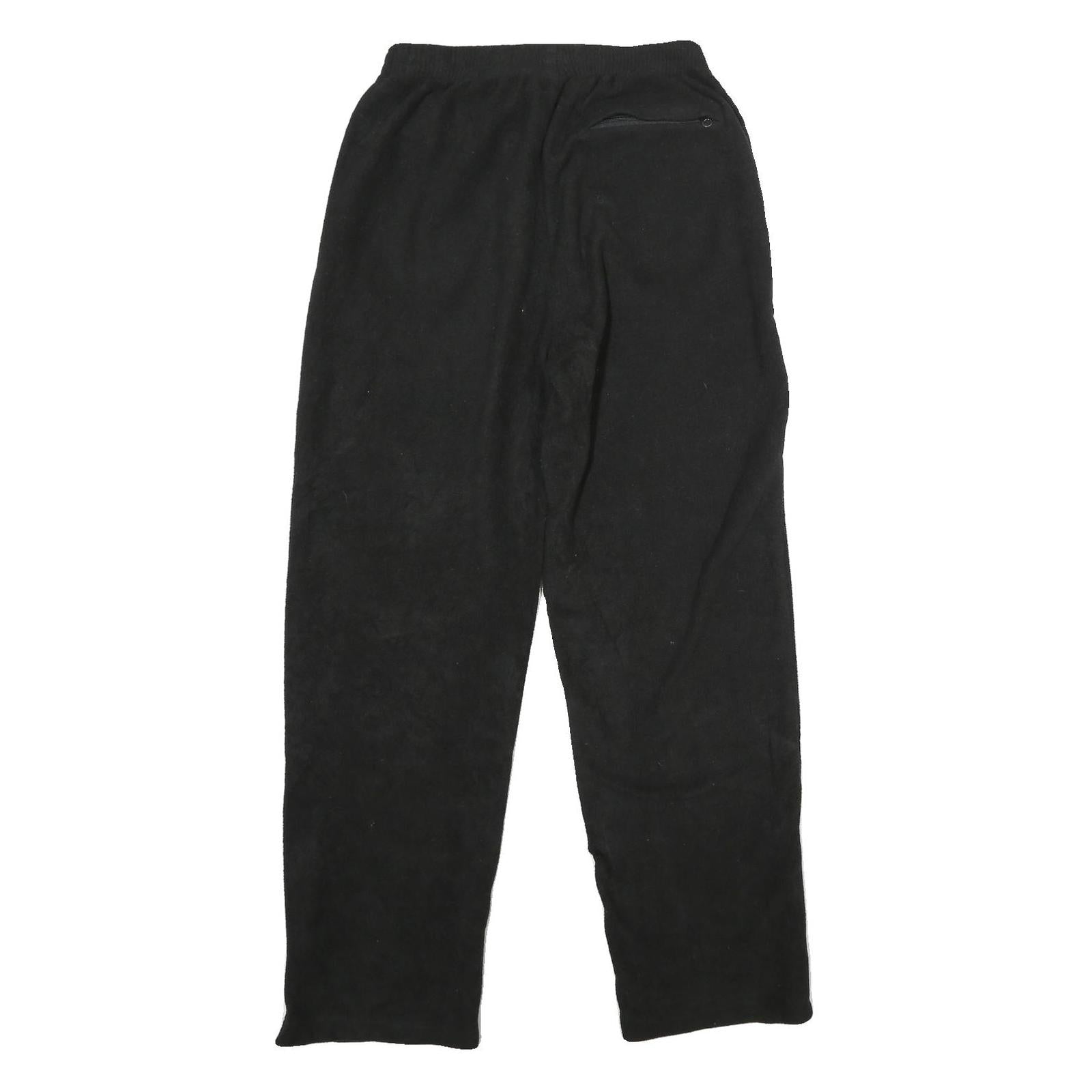 REEBOK Mens Joggers Black Regular Tapered M W28 L30 Casual Polyester