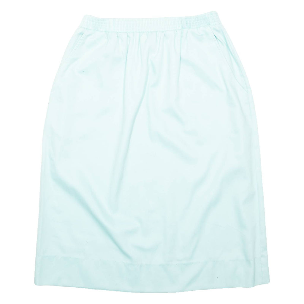 DEVON Womens Pencil Skirt Blue Midi UK 12