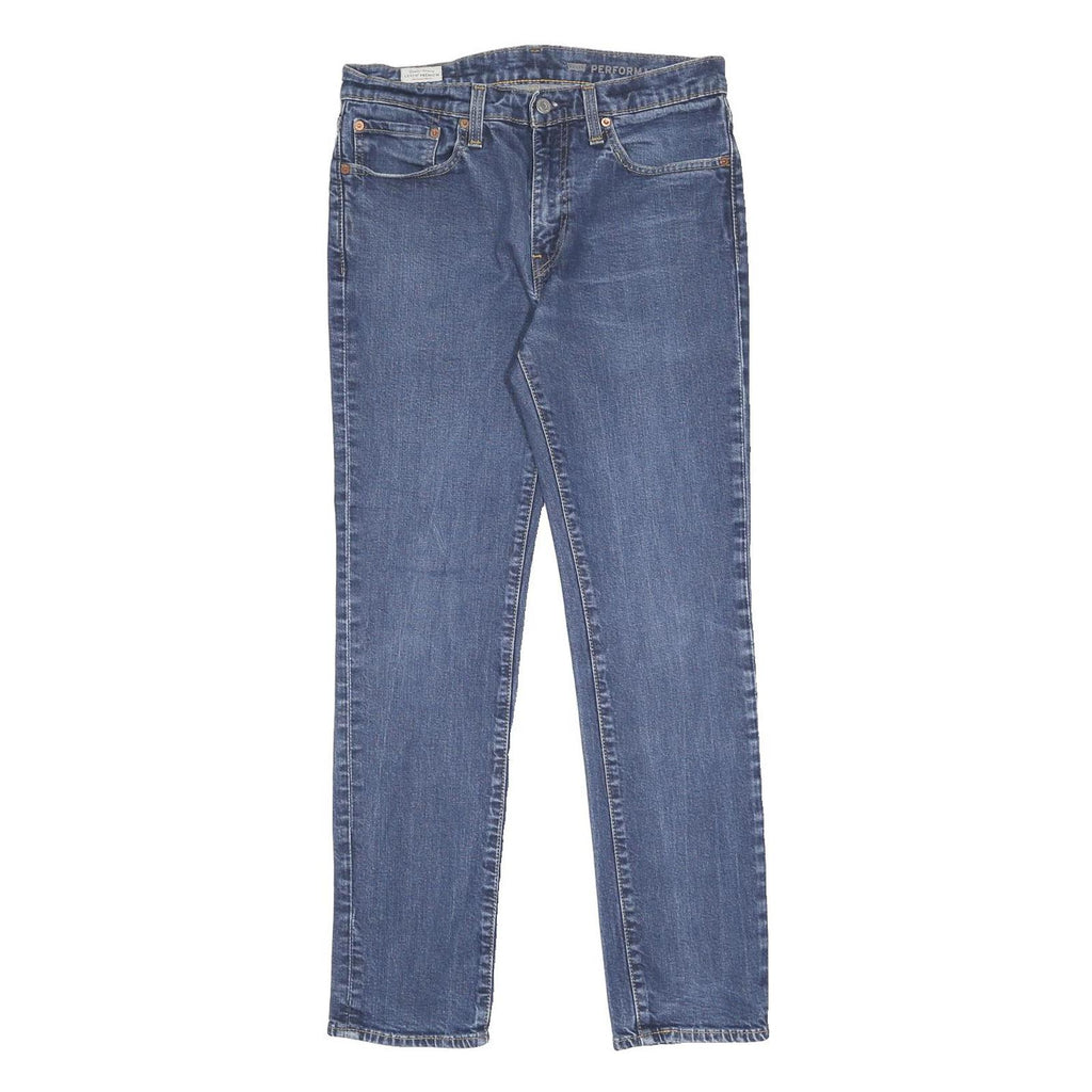 LEVI'S 511 Slim Mens Blue Slim Skinny Denim Medium W32 L32 Zip Jeans Casual Wear