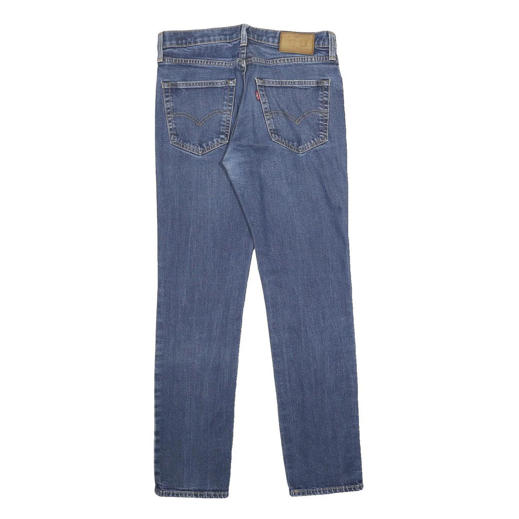 LEVI'S 511 Slim Mens Blue Slim Skinny Denim Medium W32 L32 Zip Jeans Casual Wear