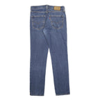 LEVI'S 511 Slim Mens Blue Slim Skinny Denim Medium W32 L32 Zip Jeans Casual Wear