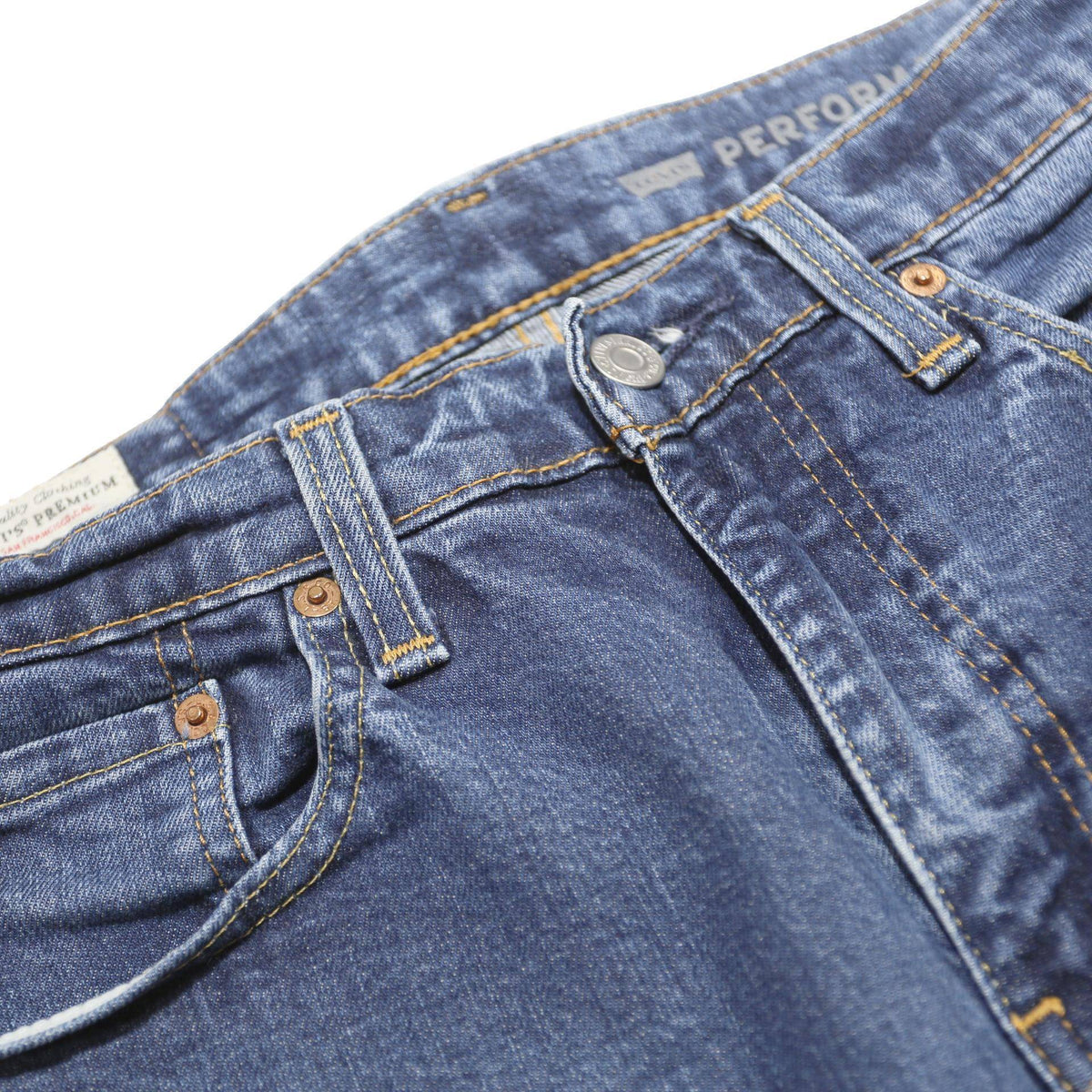 LEVI'S 511 Slim Mens Blue Slim Skinny Denim Medium W32 L32 Zip Jeans Casual Wear