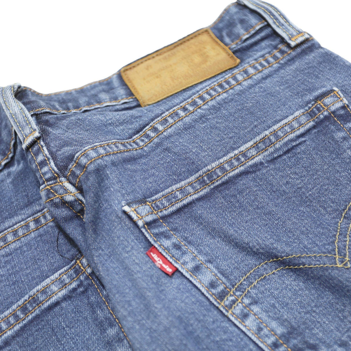 LEVI'S 511 Slim Mens Blue Slim Skinny Denim Medium W32 L32 Zip Jeans Casual Wear
