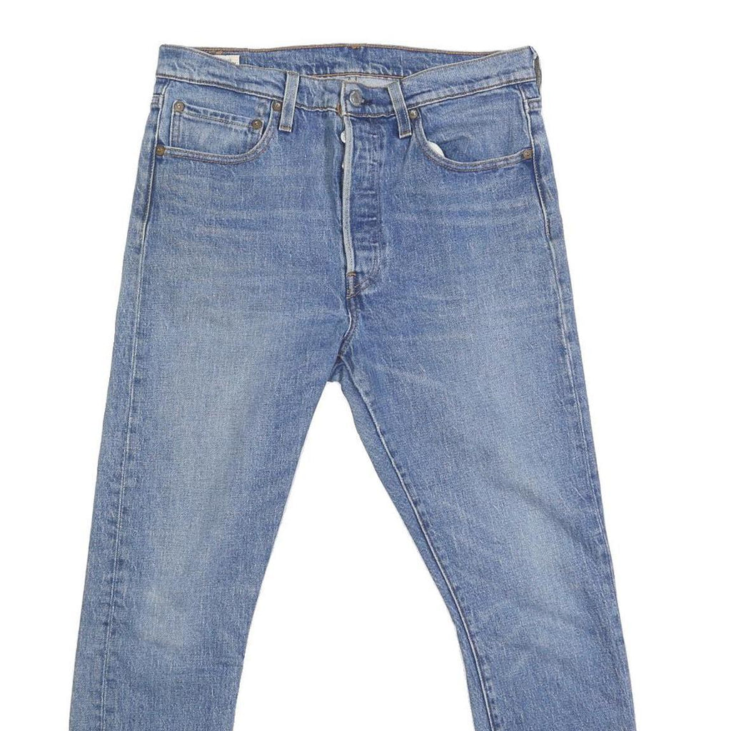 LEVI'S 501 BIG E Mens Jeans Blue Regular Straight Denim Medium W32 L27 Classic