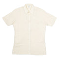 Mens Shirt Beige Striped S