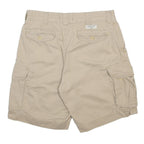 POLO RALPH LAUREN Mens Beige Cargo Shorts L W35 Casual Cotton Pocket Design