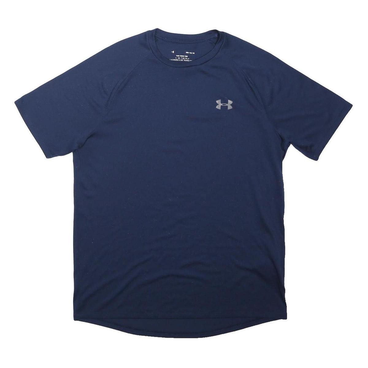 UNDER ARMOUR Mens Blue Performance T-Shirt M Short Sleeve Crew Neck Sports