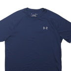 UNDER ARMOUR Mens Blue Performance T-Shirt M Short Sleeve Crew Neck Sports