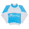 NEW FACES NO Speed-Limit Mens Sweatshirt Blue 1/4 Zip S