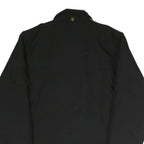 CARHARTT Mens Black Workwear Jacket S Polyester Blend Plain Zip Front Pockets