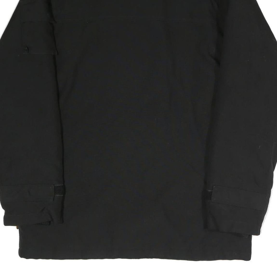 CARHARTT Mens Black Workwear Jacket S Polyester Blend Plain Zip Front Pockets