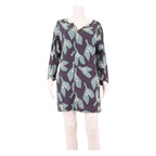 WHITE STUFF Womens Shift Dress Blue Crazy Pattern Knee Length UK 12