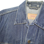 LEVI'S Womens Blue Denim Jacket L Cotton Blend Classic Button Closure