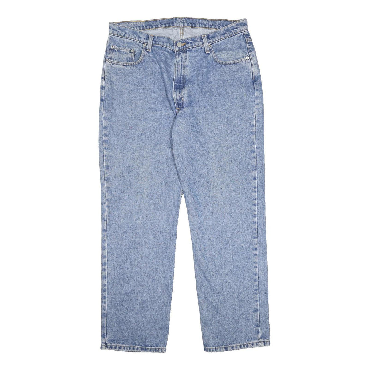 RALPH LAUREN POLO JEANS COMPANY Mens Classic Blue Straight Denim Medium W38 L30