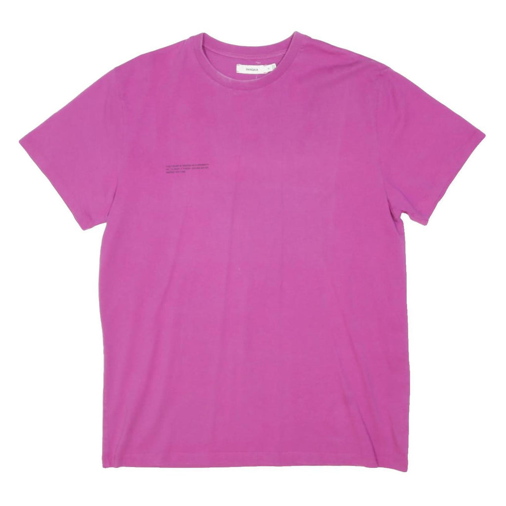 PANGAIA Mens Purple Graphic T-Shirt M Short Sleeve Crew Neck Sustainable Cotton