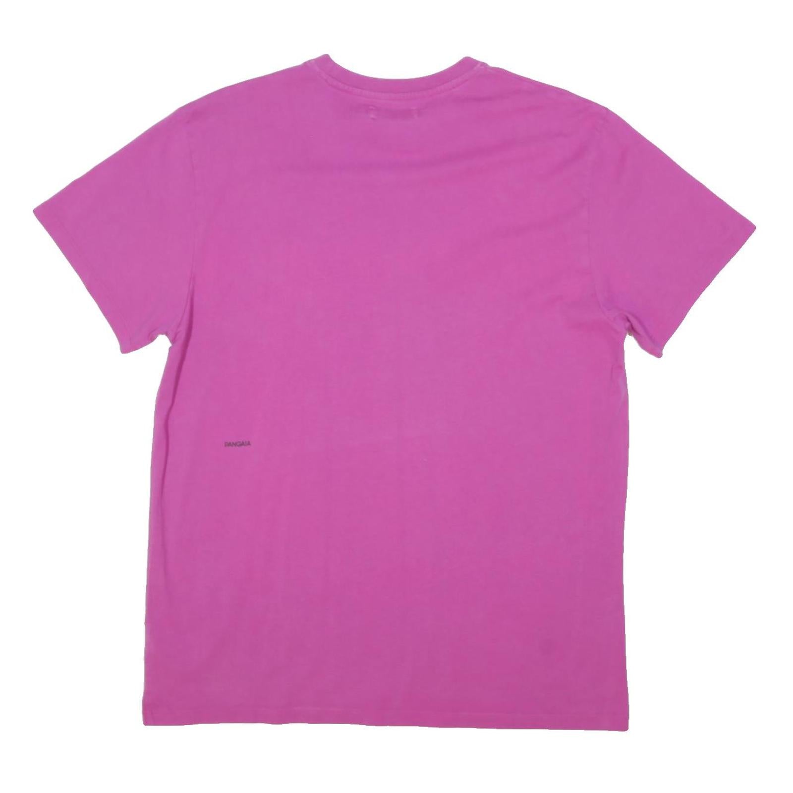PANGAIA Mens Purple Graphic T-Shirt M Short Sleeve Crew Neck Sustainable Cotton