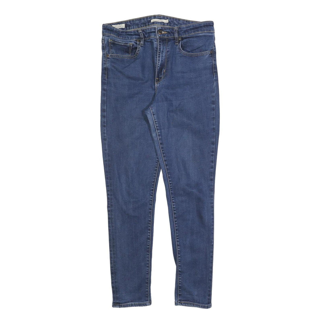 LEVI'S 721 Womens Jeans Blue Slim Skinny Denim Medium W30 L30 Stretch