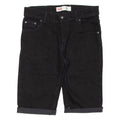 LEVI'S Mens Denim Shorts Black M W30