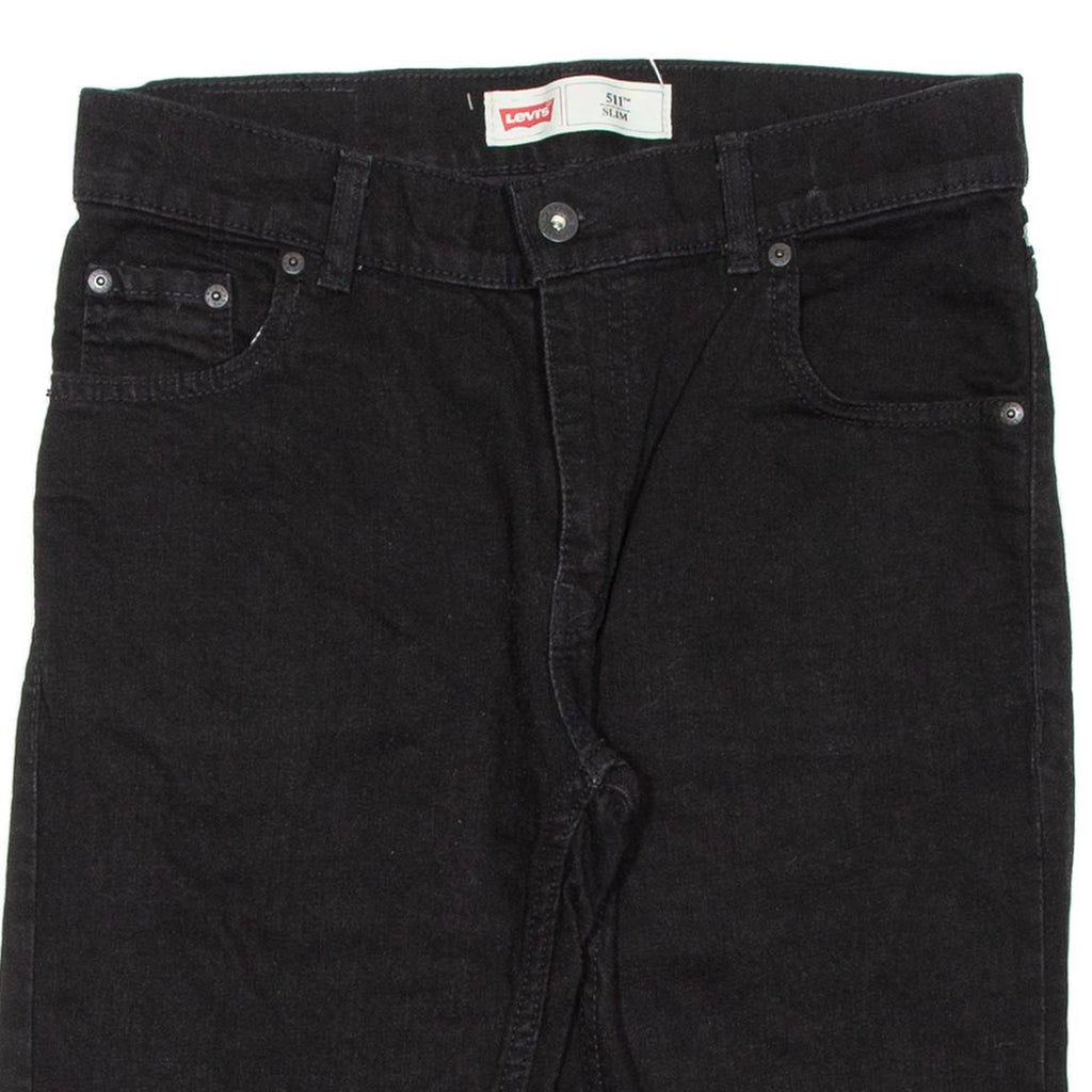 LEVI'S Mens Denim Shorts Black M W30