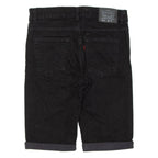 LEVI'S Mens Denim Shorts Black M W30