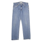 LEVI'S 505 Mens Regular Fit Straight Denim Light W33 L32 Classic Zip Jeans