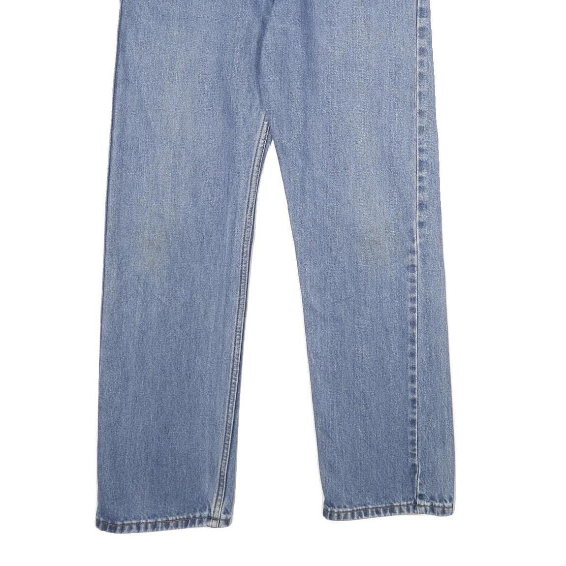 LEVI'S 505 Mens Regular Fit Straight Denim Light W33 L32 Classic Zip Jeans