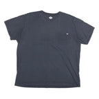DICKIES Mens Black Pocket T-Shirt XL Short Sleeve Crew Neck Cotton Blend Casual