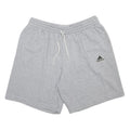 ADIDAS Mens Shorts Grey Casual Cotton Blend 2XL W34 Lightweight Drawstring