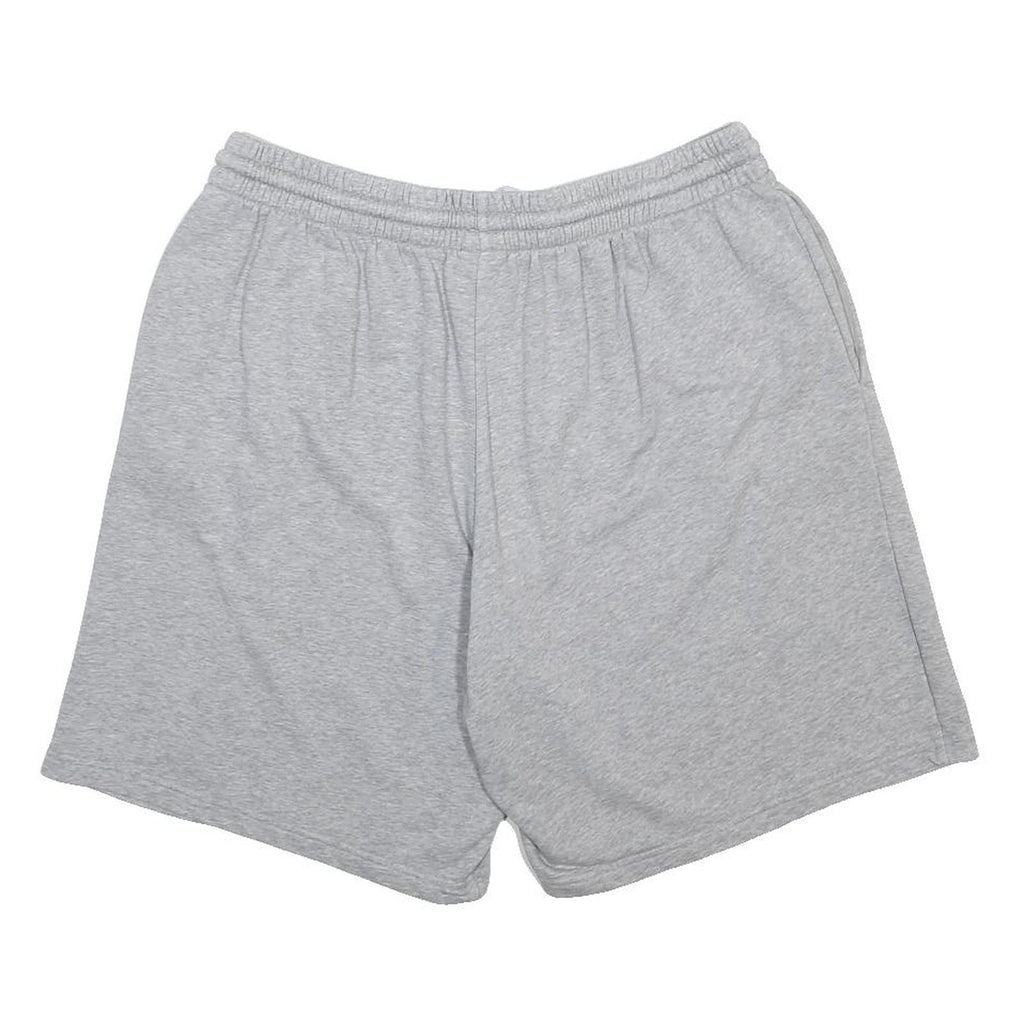 ADIDAS Mens Shorts Grey Casual Cotton Blend 2XL W34 Lightweight Drawstring
