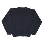 TOMMY HILFIGER Mens Navy Blue Patterned Cotton Blend Classic Jumper Crew Neck XL