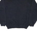 TOMMY HILFIGER Mens Navy Blue Patterned Cotton Blend Classic Jumper Crew Neck XL