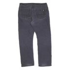 DICKIES Mens Cotton Black Regular Fit Straight Leg Trousers W38 L30 Workwear