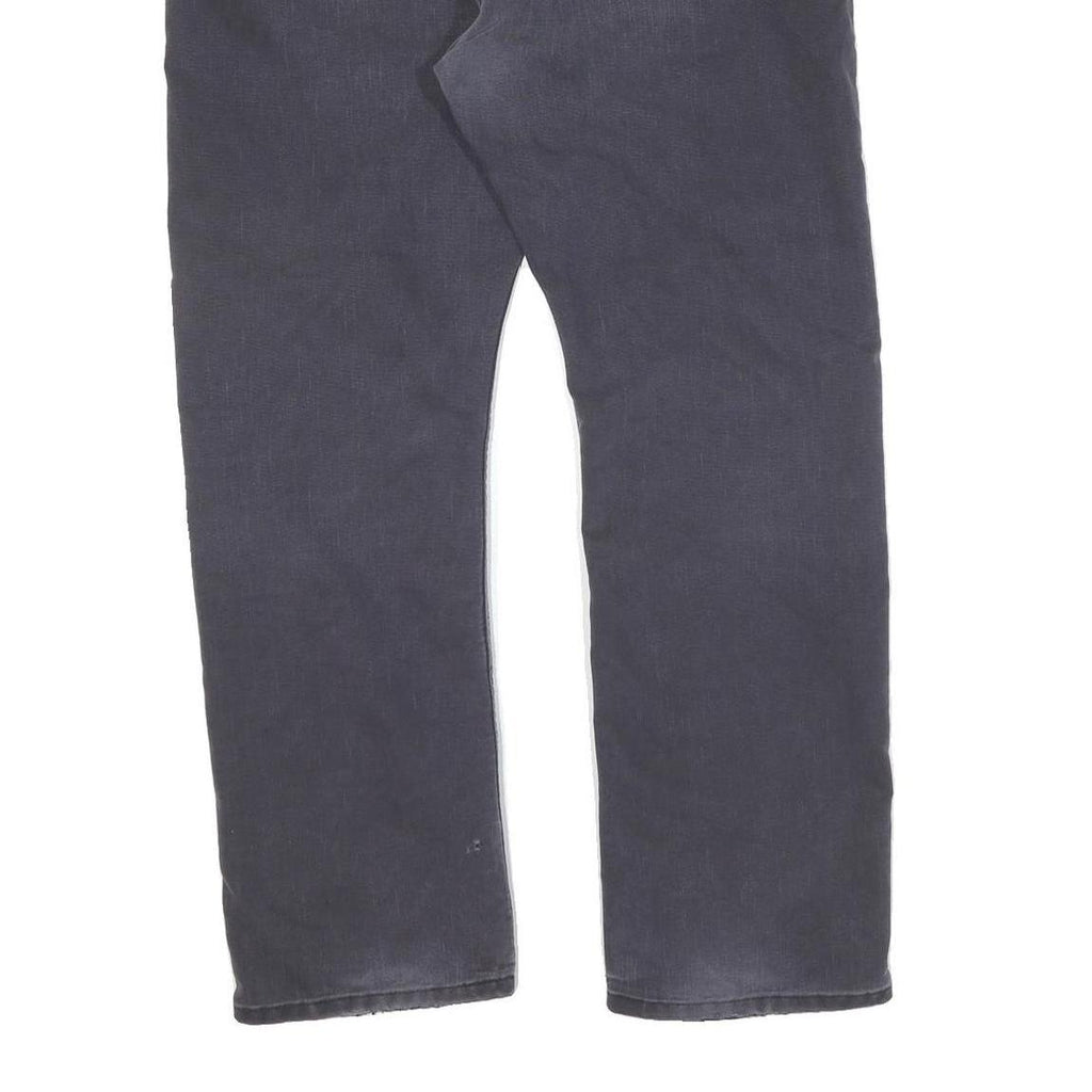 DICKIES Mens Cotton Black Regular Fit Straight Leg Trousers W38 L30 Workwear