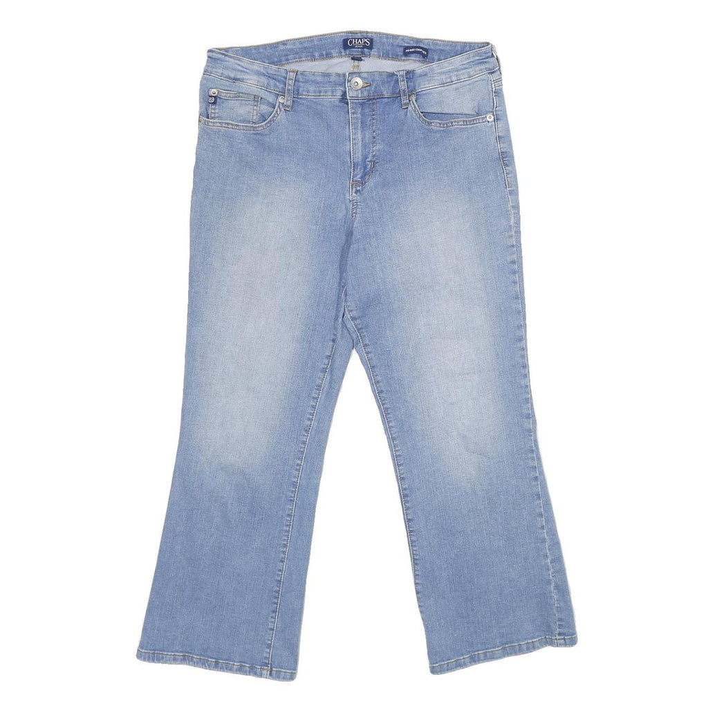 CHAPS Womens Jeans Blue Relaxed Straight Denim Light W31 L26 Classic Casual