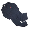 DICKIES Mens Navy Blue Cotton Blend Dungarees L W40 L30 Workwear Relaxed Fit