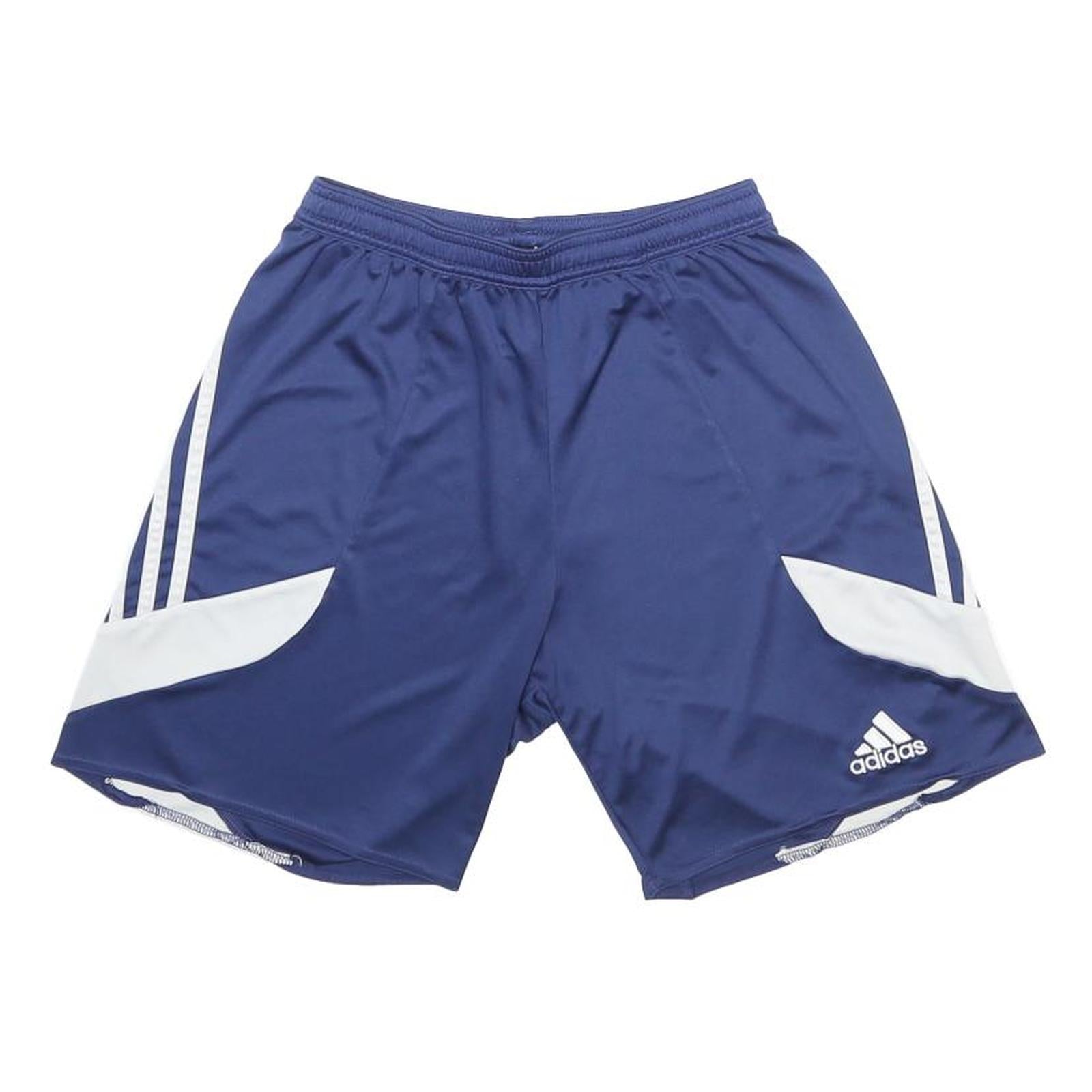 ADIDAS Mens Shorts Navy Blue White Casual Polyester S W22 Sports Gym Comfort