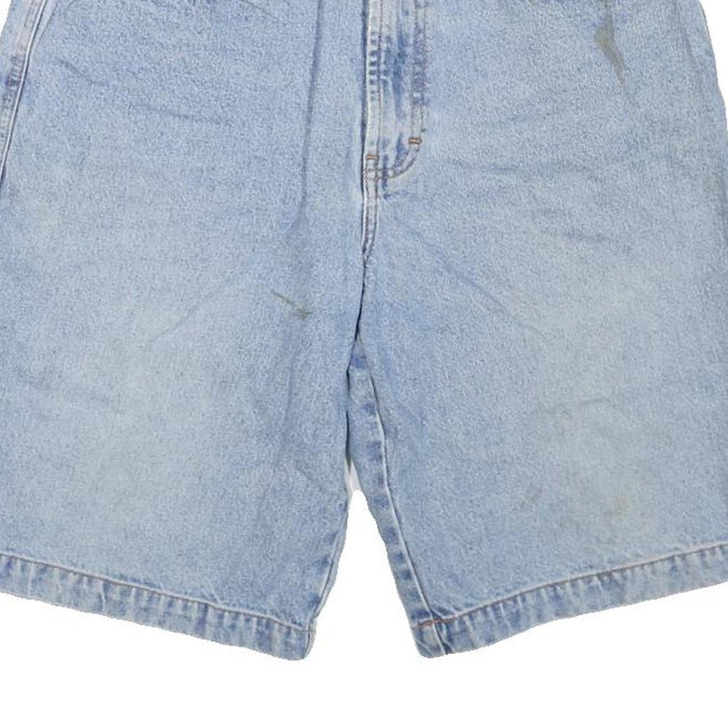 UNIONBAY Mens Denim Blue Casual Shorts M W32 Cotton Blend Classic Fit