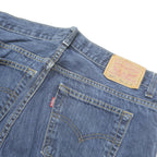 LEVI'S 505 Boys Slim Jeans Denim Medium W29 L29 Classic Cotton Blend Zip
