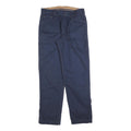 DULUTH Mens Cotton Navy Blue Regular Fit Straight Leg Trousers W34 L34 Workwear