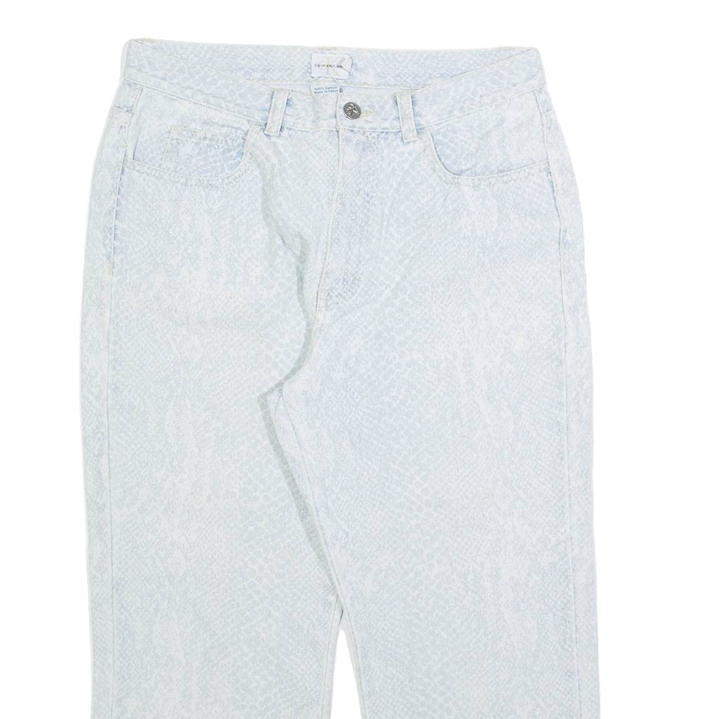 CALVIN KLEIN Womens Jeans Blue Regular Straight W29 L23