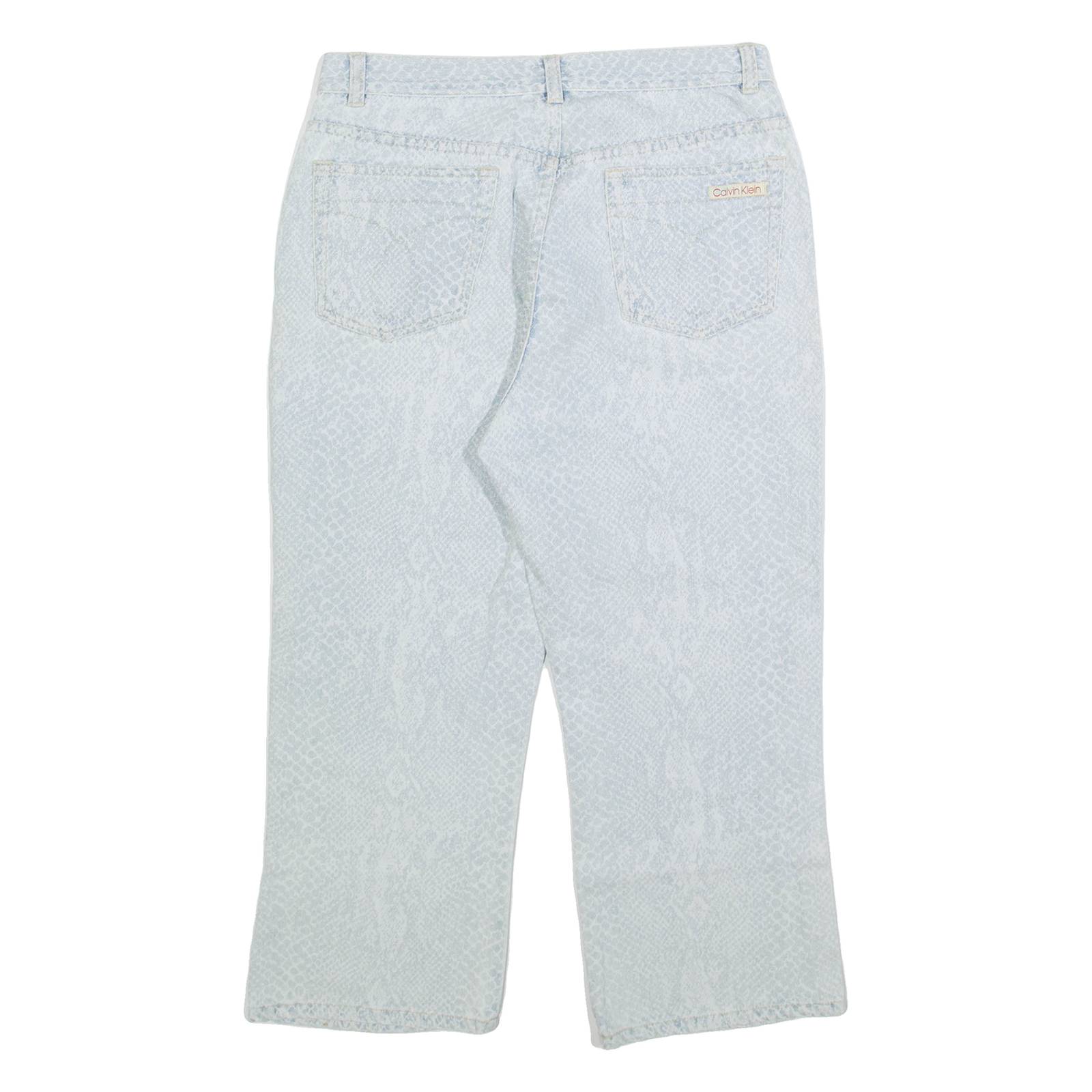 CALVIN KLEIN Womens Jeans Blue Regular Straight W29 L23