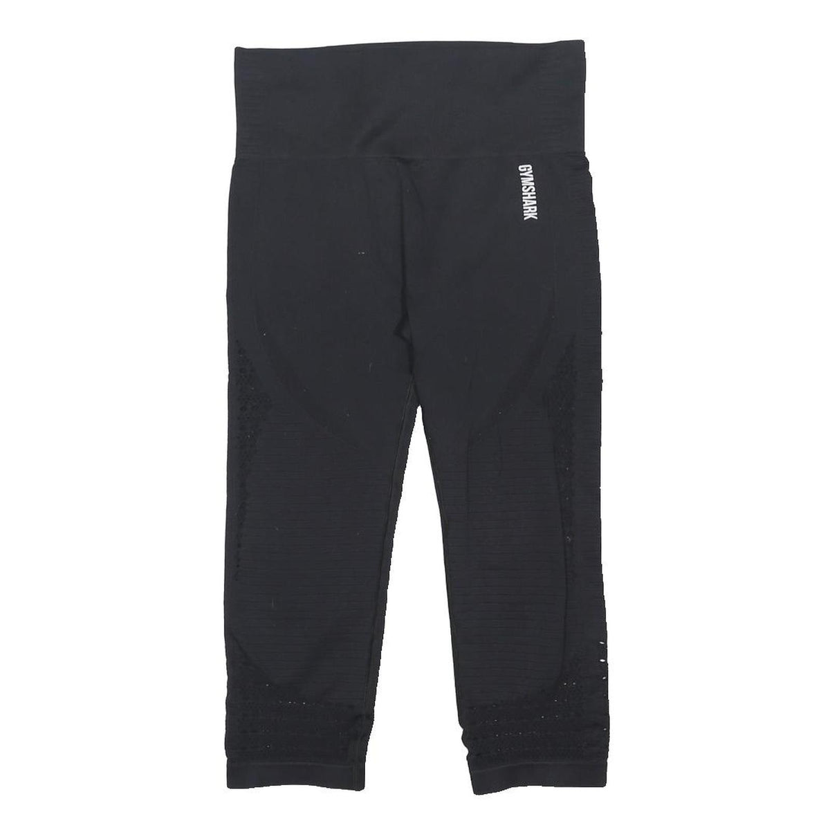 GYMSHARK Womens Joggers Black S W26 L20 Slim Tapered Fitness Sportswear