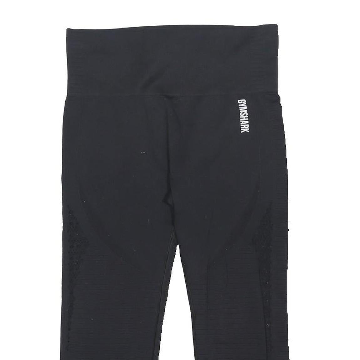 GYMSHARK Womens Joggers Black S W26 L20 Slim Tapered Fitness Sportswear