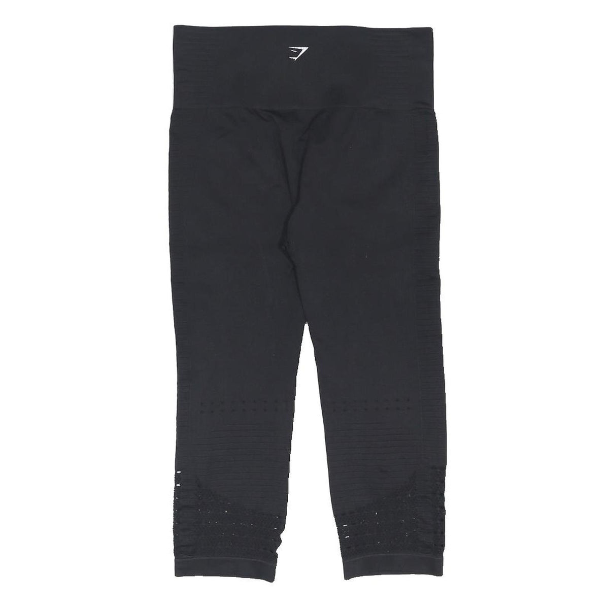 GYMSHARK Womens Joggers Black S W26 L20 Slim Tapered Fitness Sportswear