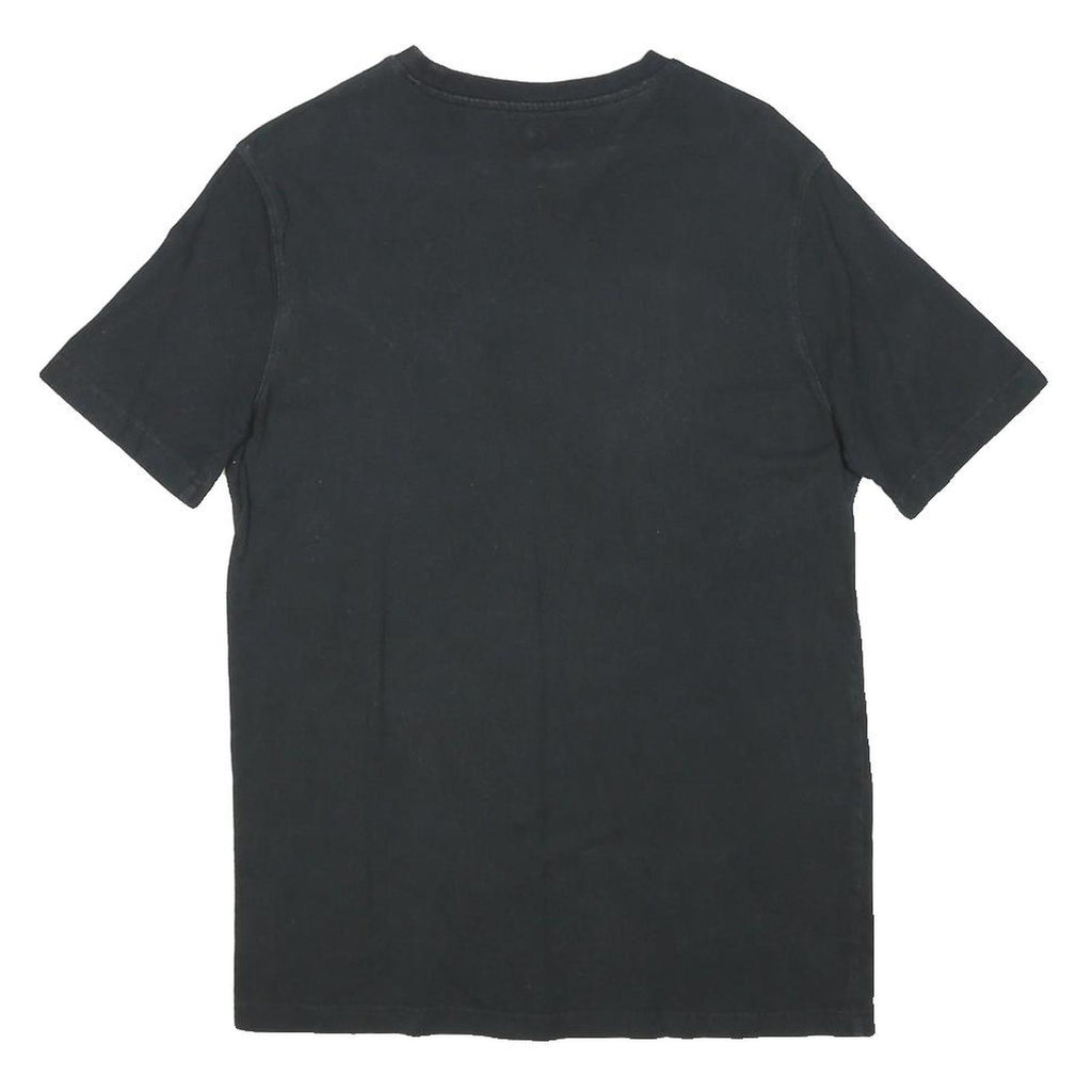 CHAMPION Mens Black Cotton Graphic T-Shirt M Short Sleeve Crew Neck Classic