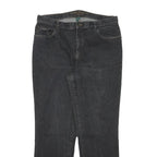 LAUREN RALPH LAUREN Womens Jeans Black Regular Straight Denim Medium W36 L30