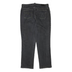 LAUREN RALPH LAUREN Womens Jeans Black Regular Straight Denim Medium W36 L30