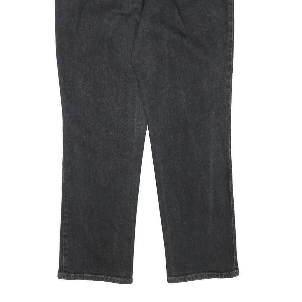 LAUREN RALPH LAUREN Womens Jeans Black Regular Straight Denim Medium W36 L30
